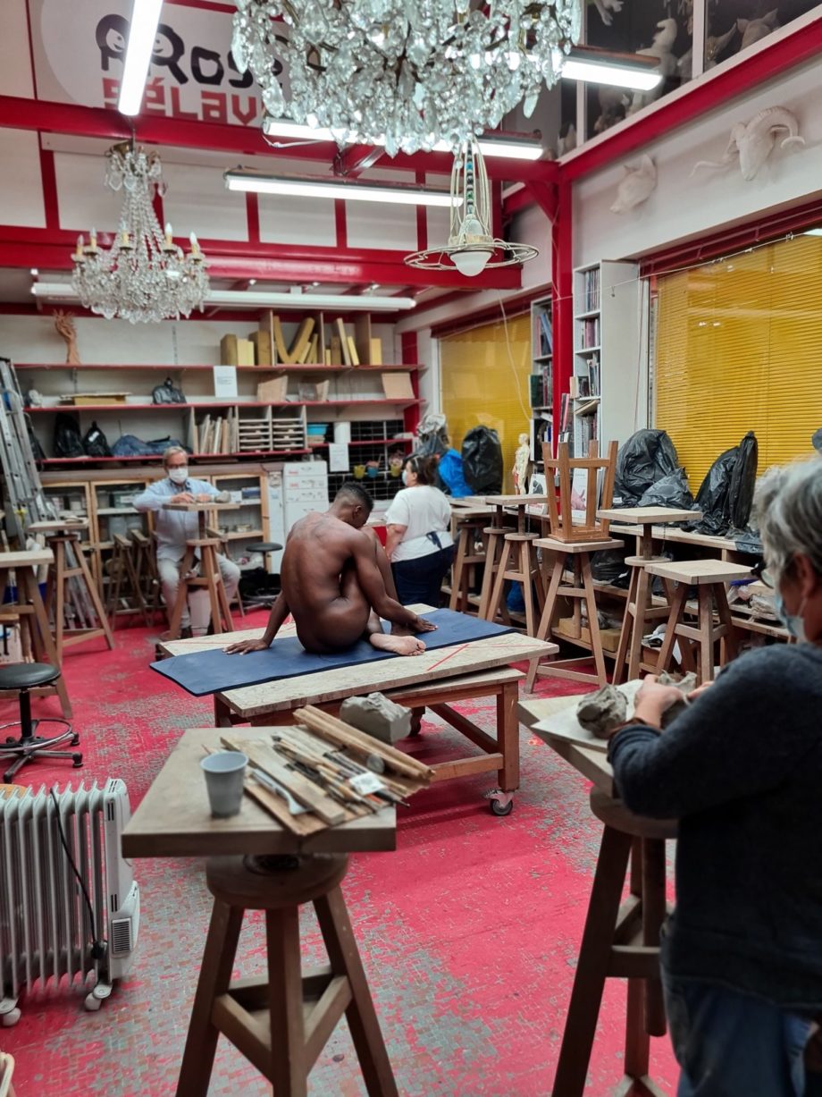 Ateliers sculpture + croquis modèle vivant à l'unité