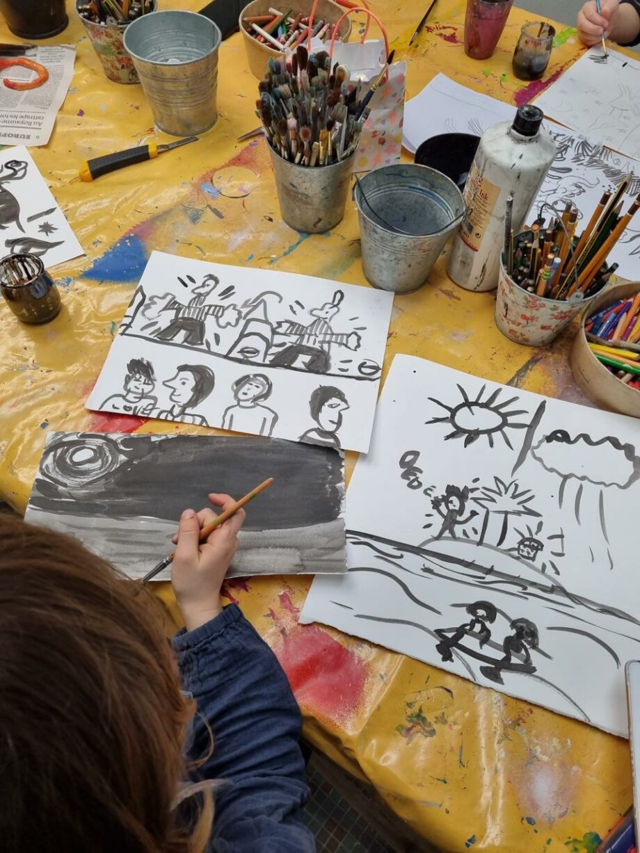 Cours d'arts plastiques - À partir de 4 ans