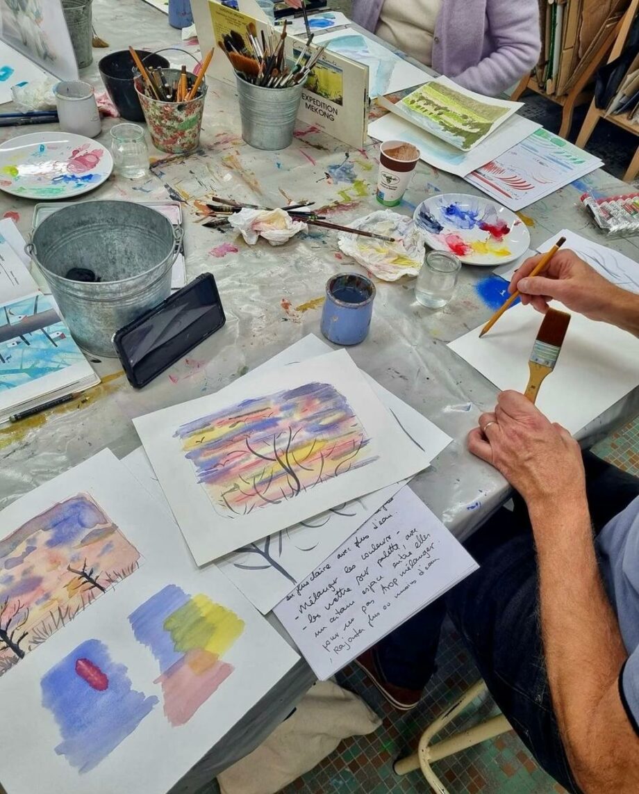 Cours de dessin aquarelle