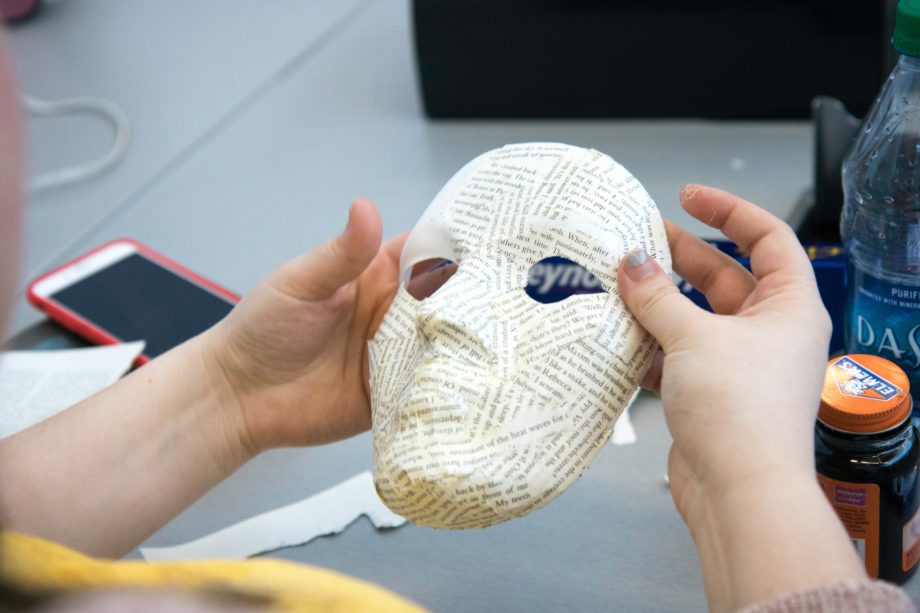 Atelier de sculpture en papier