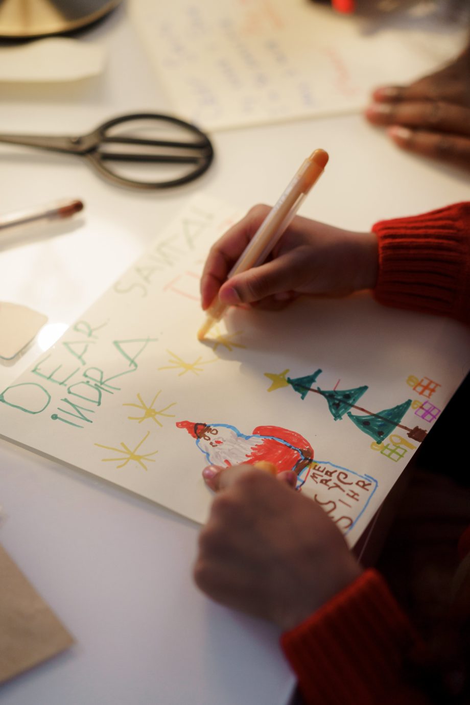 Atelier de Noël - Art Plastique - Ma lettre au Père Noël