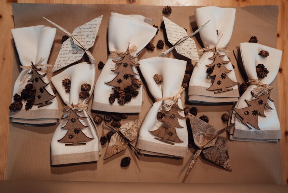 Atelier de Noël - Broderie - Serviettes Festives