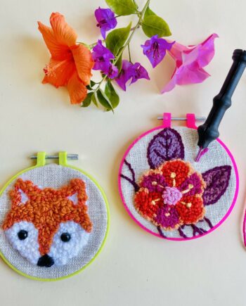 Atelier Broderie - PUNCHNEEDLE - Mardi 22 Avril - De 19h00 à 22h00 - adultes débutants et enfants à partir de 12 ans