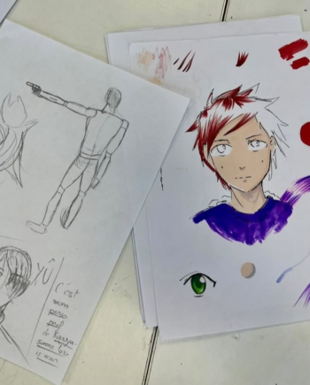 *Matin*- Dessin Manga - Du 6 juillet au 10 juillet - de 10h30 à 12h30 - à partir de 8 ans